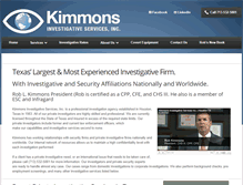 Tablet Screenshot of kimmonsinv.com